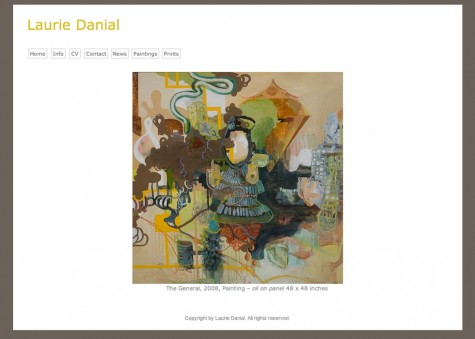 Laurie Danial, WordPress website, Gray Sky Studio Laurie Danial, WordPress website, Gray Sky Studio