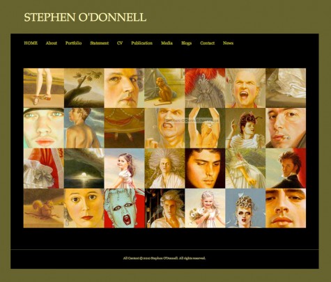 Stephen O'Donnell Artist, WordPress website, Gray Sky Studio Stephen O'Donnell Artist, WordPress website, Gray Sky Studio